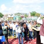 मुख्यमंत्री धामी ने वहां उपस्थित समस्त युवाओं को नशे के खिलाफ शपथ भी दिलाई तथा उन्हें नशे से दूर रहकर अपने भविष्य को उज्ज्वल बनाने के लिए प्रेरित किया      