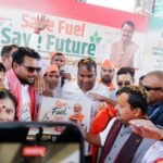 भाजपा राष्ट्रीय अध्यक्ष नितिन नवीन ने गाड़ी रोककर की अभियान की सराहना, सिद्धार्थ अग्रवाल के नेतृत्व में सड़कों पर उमड़ा जनसैलाब