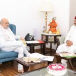 केंद्रीय गृह मंत्री अमित शाह से मिले कैबिनेट मंत्री सतपाल महाराज, भारत-नेपाल सीमा पर विकसित हो रहे एकीकृत चेक पोस्ट (ICP) बनबसा की प्रगति का उठाया मुद्दा