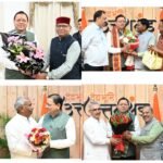 मुख्यमंत्री धामी के जन्मदिवस पर मुख्यमंत्री आवास में उमड़ा स्नेह, मंत्रीगण, जनप्रतिनिधियों और अधिकारियों-कर्मचारियों ने दी शुभकामनाएं