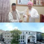 श्री महंत इन्दिरेश अस्पताल की स्वास्थ्य सेवाओं की सराहना करते हुए भगत सिंह कोश्यारी ने श्रीमहंत देवेन्द्र दास जी महाराज को जनसेवा के प्रयासों के लिए बधाई दी।